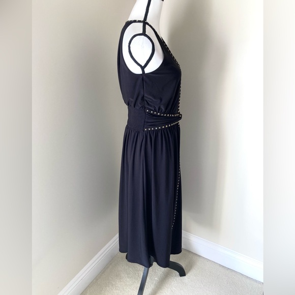 White House Black Market studded jersey dress Size 10 - Picture 8 of 11